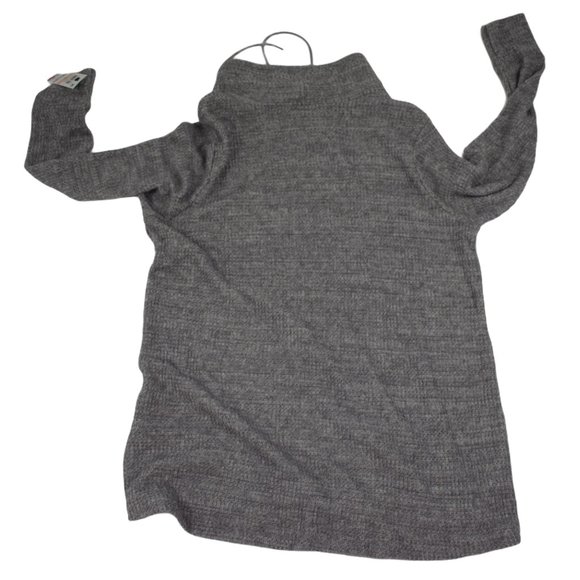 Ideology Gray  Long Sleeve Cowl Neck Sweater - Picture 4 of 5